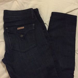 Dark hudson tapered jeans